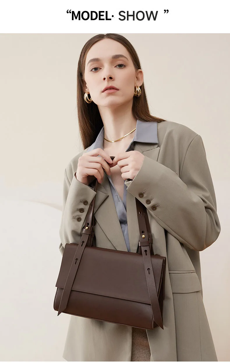 2023 Custom Logo Fashion Latest Style Women Ladies Large Real Cowhide