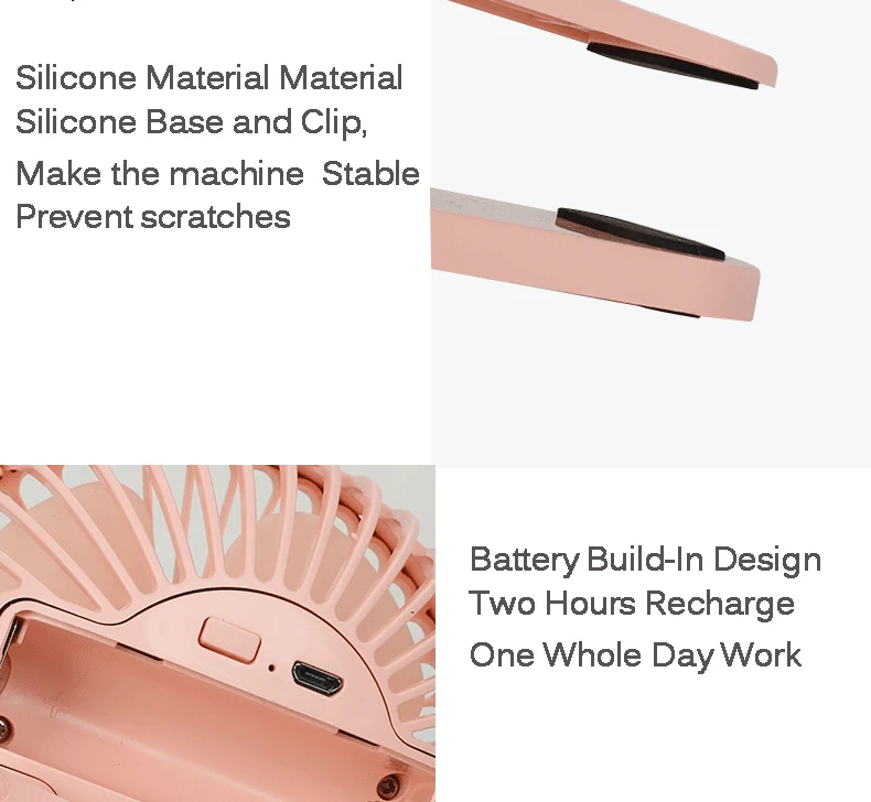 Desk Clip Multi-functional Fan, Portable, 5, Battery - detail 30