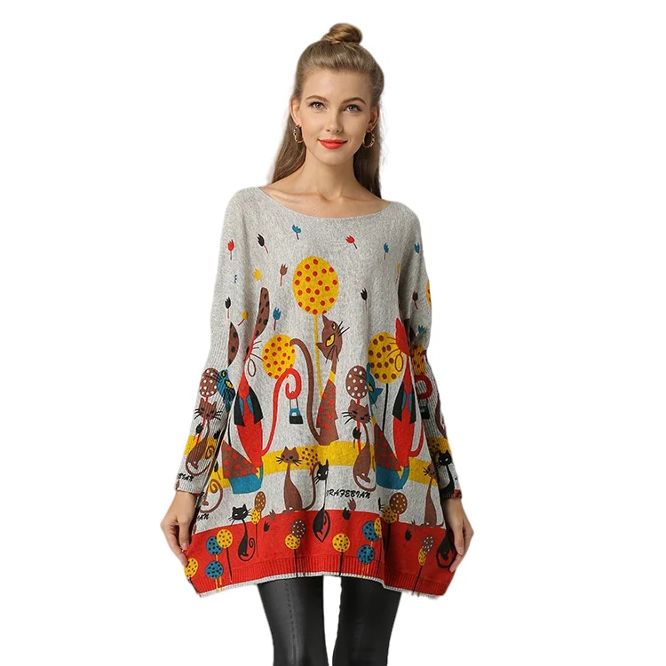 Hot Selling Women Ladies Sweaters Cat 