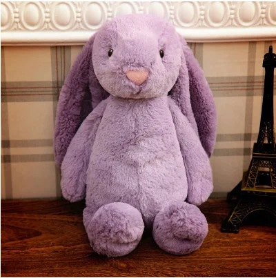 Easter Bunny Girl Soothing Doll Plush Toy Long Ear Dropped Ear Rabbit Doll Grasping Machine Doll