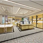 Retail Price Customized Wooden Shopping Mall Coffee Kiosk Design Retail Showcase