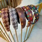 Accessories Wholesale Women Brand Hairband For Girls Hair Accessories Letter Printing Headbands For Women