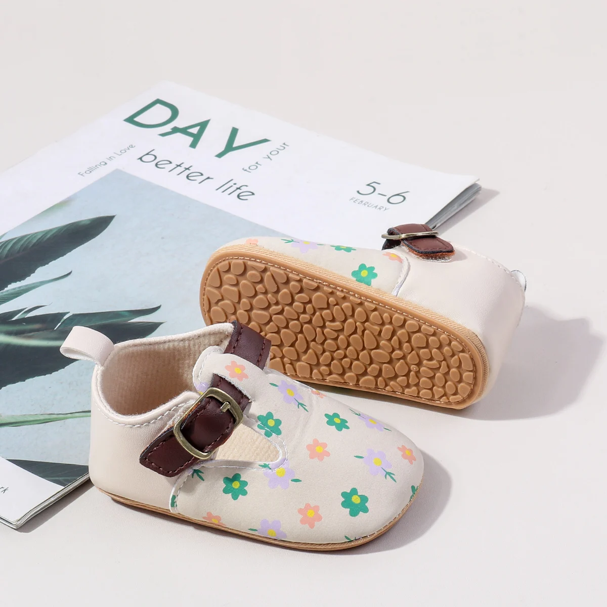 Hot Selling Anti-slip Pu Leather Princess Baby Toddler Girl Shoes supplier