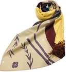 Scarf Custom Printed Flower Hijab 2021new Designs Hijab Soft Material Women Scarf Moss Crepe Shawl