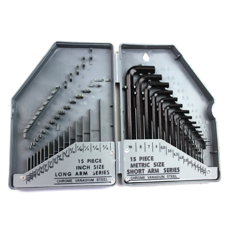 Metric Allen Keys Hex Keys Hex Wrench Extra Long Hexagonal Key Tools 1.5mm-22mm 