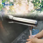 Wall Mount Stainless Steel Basin Instant Touchless Bathroom Kitchen Automatic Sensor Water Tap