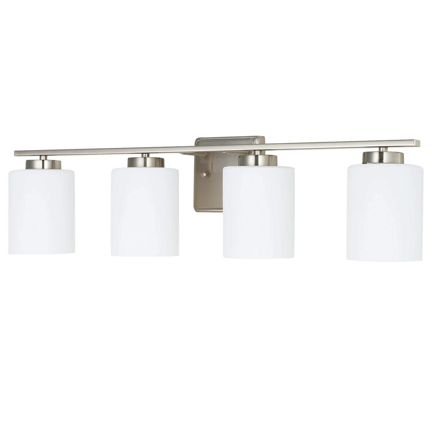 brushed nickle bathroom lights