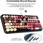 Hot Sale AJAZZ 308I 84 Keys Wireless BT Keyboard Retro Typewriter Round Key For Win/iOS/Android
