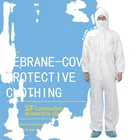 Waterproof Coverall Disposable High Quality Coverall Disposable Waterproof White Clothing