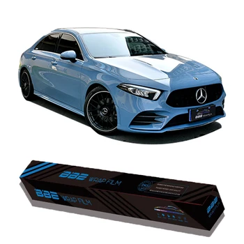 BBE New Metal Paint Series PET Porcelain Blue Car Cover Paint Protection Films Sand Proof Anti-Scratch -UV Stickers Decals Wrap