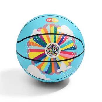 Glory Squad Custom MVP Official Size 7 Multi-Color PU Laminated Match Basketball for Training and Races