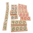 Toys Toy Educational Montessori Educational Teaching Wooden Montessori Math Games Toys Wooden Number Cards