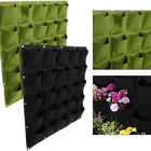 Plant Hanging Planter 9 Pockets Vertical Wall Mount Garden Plant Grow Container Bags Living Felt Wall Hanging Planter