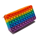 Wellfine Custom Push Pop Bag Book Shoulder Fidget Toys Popular Fidget Bag For Anxiety Toys Push Pop Fidget Bag