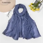 Scarf High Quality Cheap Custom Latest Style Dirty Dye Cotton Bandana Headband Scarf For Women