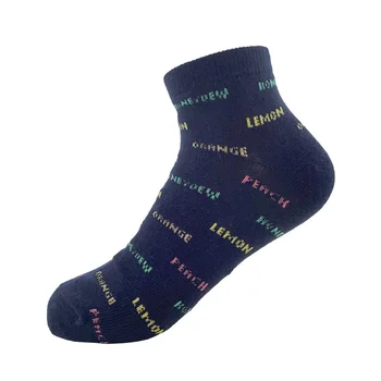 Simplicity Letter Pattern Women's Socks Great Quality Cotton Breathable Ankle Socks