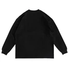 Long Sleeve Black Tshirt Custom Brand Tshirt Long Sleeve Black Tshirt Men Heavyweight Vintage Washed Shirt