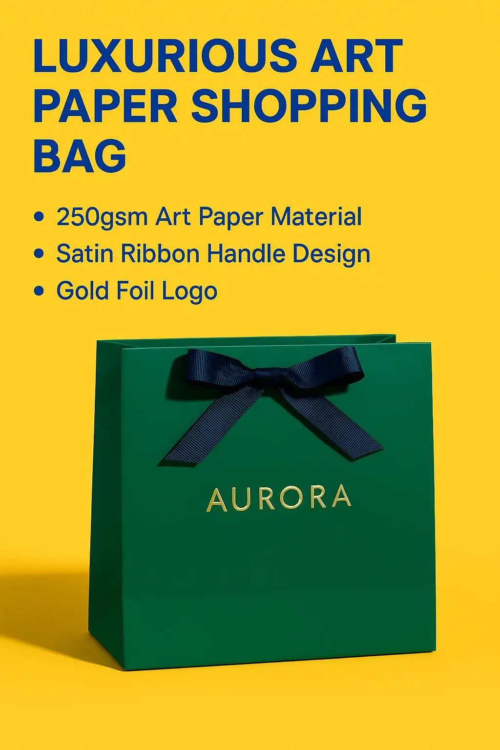 Custom Printed Art Paper Kraft Paper Gift Bag with Matte Lamination for Luxury Retail and Branding - detail 3