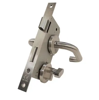 172C Recommend Stainless Steel Outside  Handle Lock Door Panic Exit Device Door Lock Handle Cylinder Customized