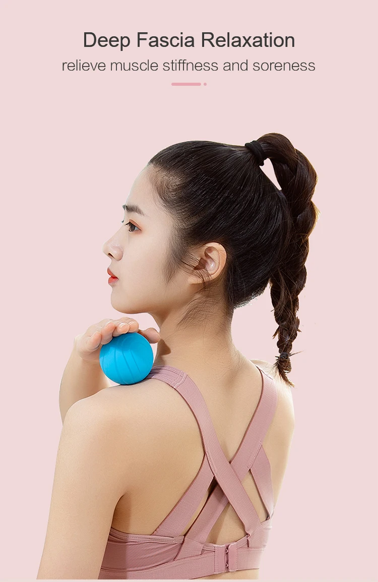Deep Tissue Muscle Relaxation Foot Neck Lacrosse Ball And Massage Ball