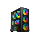 Computer Case Cases Desktop Game Chassis Gaming Computer Case Host Supports Case RGB Light Effect Computer Cases
