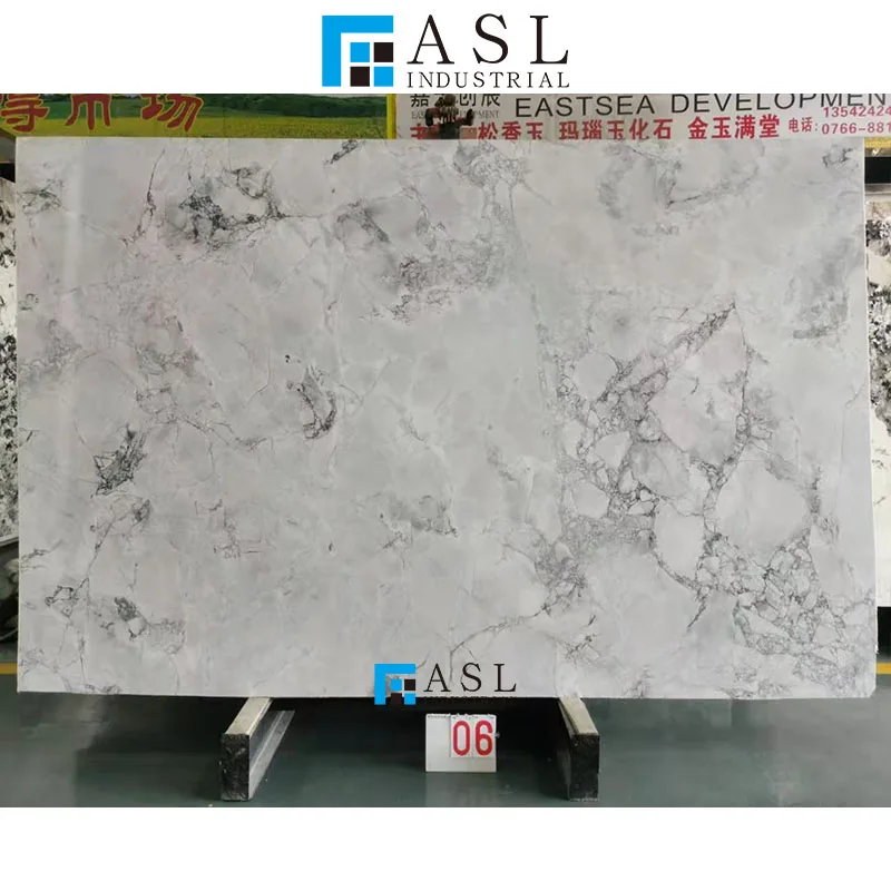 Factory direct breccia gray nebula marble