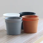 Plant Wholesale Manufacture Customize Indoor And Outdoor Plastic Plant Pot For Shopping Mall Decoration