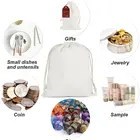 Free Sample Jewelry Bag Free Sample Natural Jewelry Cotton Linen Fabric Drawstring Cotton Canvas Drawstring Bag