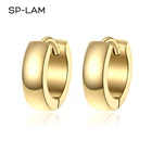Hoop SP-LAM Fashion Stainless Steel Clip On Earrings Earrings Trend 2021Single Round Small Hoop Earing