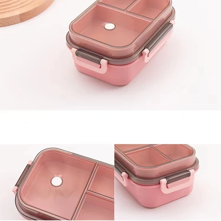 Kawaii Bento Lunch Box double layers 1250ml cute for Kids Girls Boys Office Children School Mini Snack Sandwich Food Container