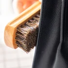 Shoe Shoes Mane Hair Shoe Brush Set Shining Horse Hair Leather Shoes Brush Boot Cleaner