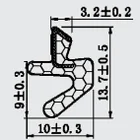 Strip Door Strip Seal Quality Assured Polyurethane Foam Rubber Sealing Strip For Door Frame