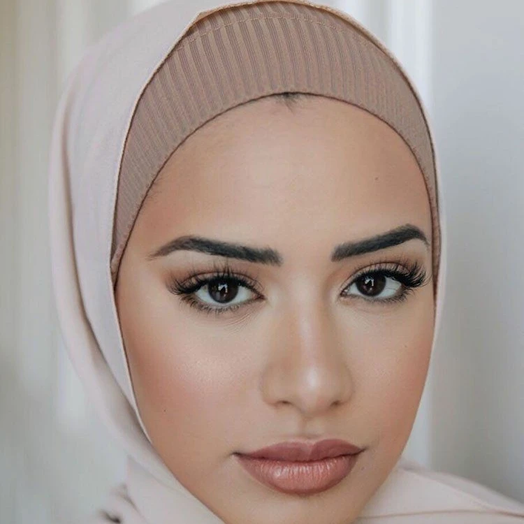 Buy Ribbed Jersey Scarf Hijab Cap,Hijab 
