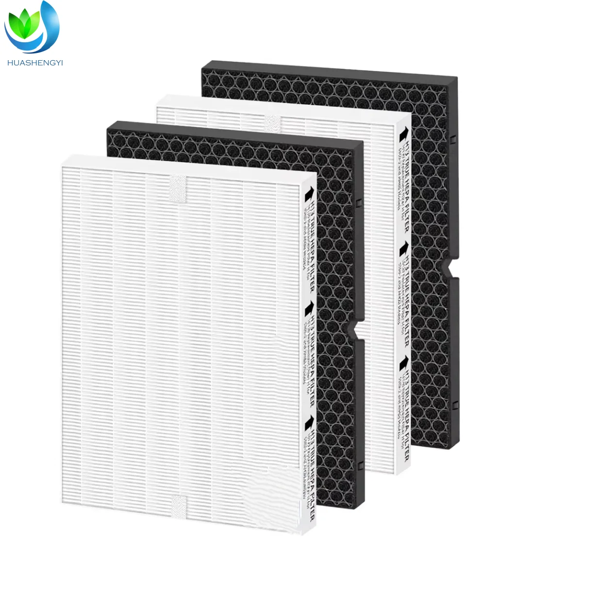 product walson home hepa air purifier h13 true hepa high efficiency honeycomb activated carbon filter 2 pack for winix 5500 2 am80-2