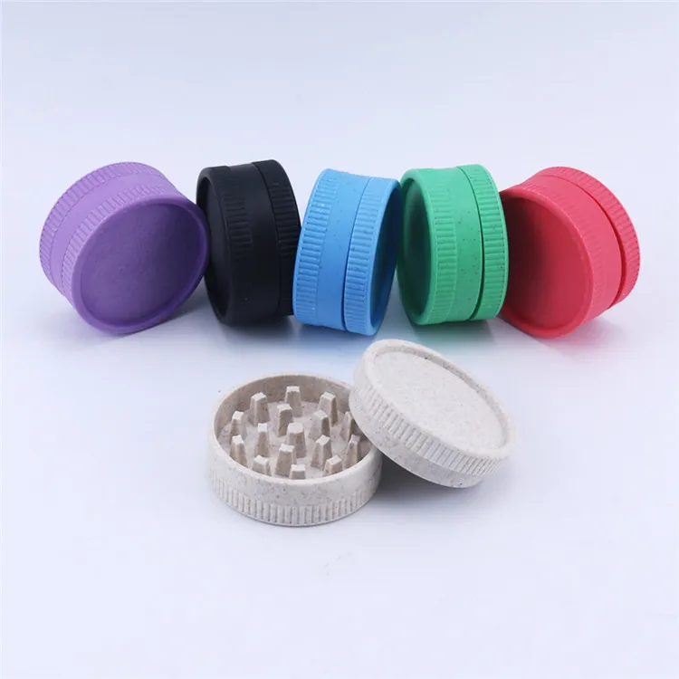 Eco Friendly Material 2 Layer Biodegradable Herb Grinder 55mm Advanced