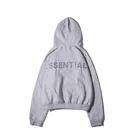 Men Custom Reflective Printing Character Pullover Long Sleeve Casual Plain Embroidery Fear Of God Essentials Hoodie Men