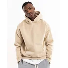 Hoodies Oversized Hoodie Men's Oversized Winter Thick Heavy Cotton 350gsm Long Sleeve Crewneck Sweatshirt Palin Hoodies