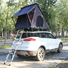 Waterproof Car Tent Factory OEM Waterproof Triangle Aluminum Hard Case Car Auto Roof Tent For 2 Person