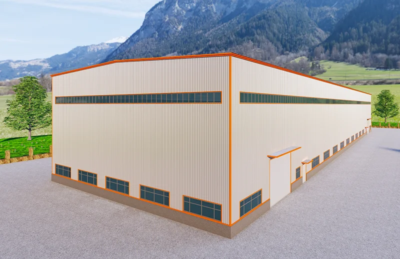 Custom Design Steel Building Structure Warehouse From China for Storage manufacture