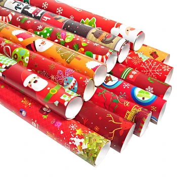New party gift decoration craft paper roll DIY holiday children's wrapping paper