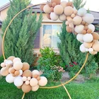 Wedding Wedding Arch Hot Sale Wedding Backdrop Metal Gold Round Wedding Circle Arch For Wedding Decoration Stage