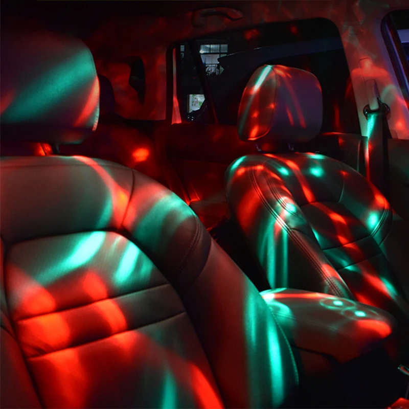 rainbow interior car lights