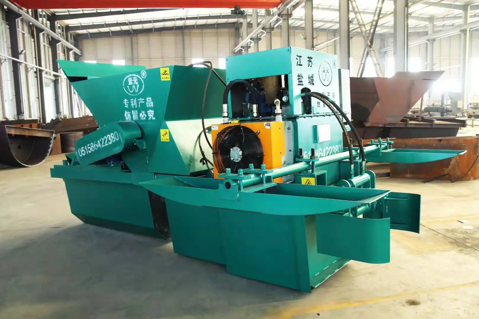 product automatic ditch forming machine concrete ditch lining water channel one time forming machine fast lining speed easy to operate-8