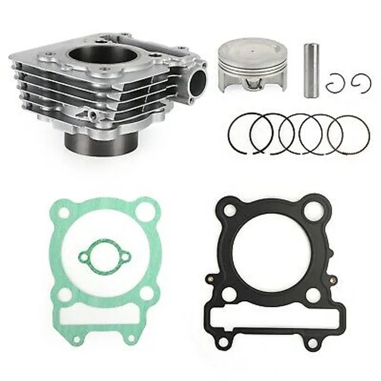 Engine parts 74mm ybr250 250cc motorcycle cylinder head piston gasket kit for Yamaha YBR 250