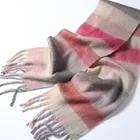 Long Scarf Ready To Ship Ribbed Ultra Soft Oversized Long Shawls 100% Pure Cashmere Scarf