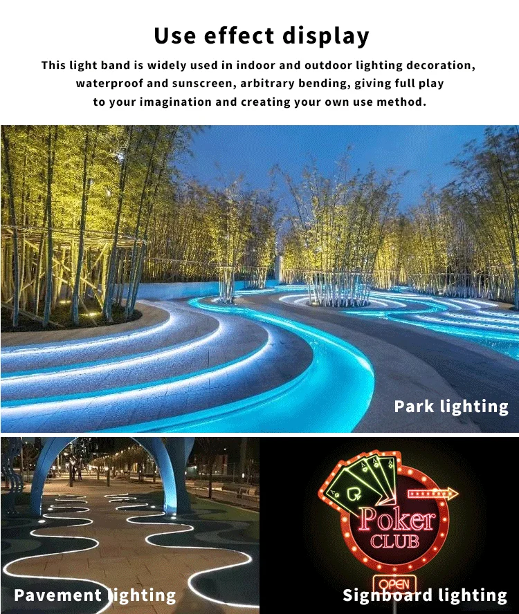 product led flexible multi colour waterproof kit 1m lights lamp new gen strips remoteneon 1cm cut 12v 24v 220v neon light strip flex rgb-22