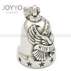 Pendant Ride To Live Eagle Bell Pendant Jewelry Silver 316L Stainless Steel Pendant For Men