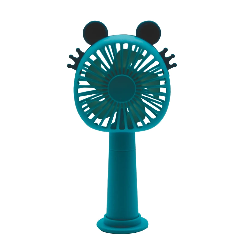 New Cartoon Hand Electric Table Fan Rechargeable Dc Cold Air Fan Portable  Mini Usb Handheld Fan For Outdoor Travel Box Plastic - Buy Mini Hand Free  Fan Battery Operated Small Fan,Hand Held