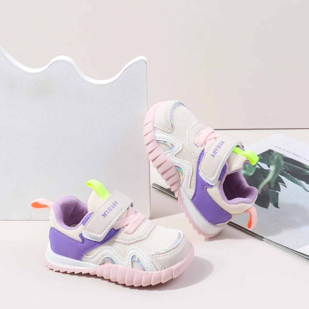 2025 New Unisex Baby Sneaker High Quality PU TPR Sole Anti-Slip Pre-Walk Shoes 0-15 Months Breathable Pre-Walk Flat Spring supplier