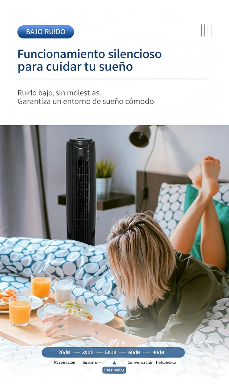 Tower Pedestal Fans, 110V, 40w - detail 6